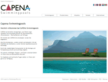 Tablet Screenshot of capena-swimmingpools.de